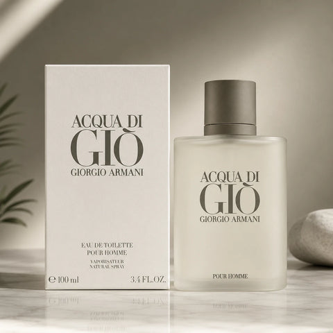 Giorgio Armani Acqua di Gio EDT 100ml for Men | Authentic Luxury Fragrance | Brand New & Sealed